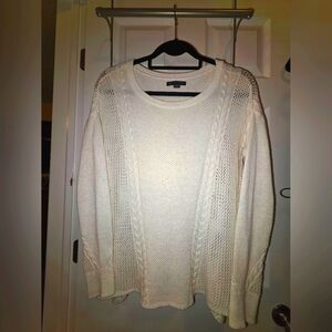 American Eagle Off-White Knit Top